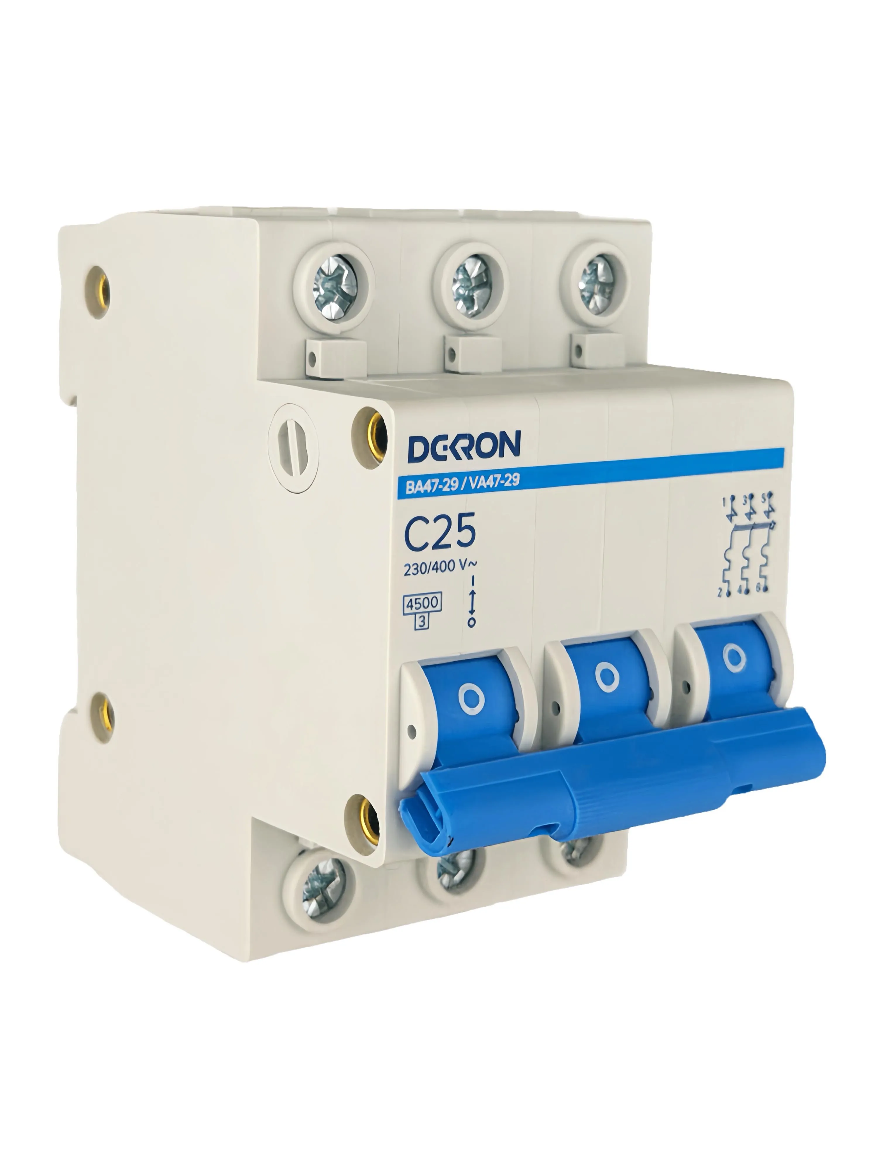 Автоматический выключатель ВА47-29 3P С25A 4,5кА - Фото 3