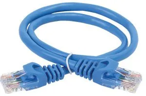 ITK Коммутационный шнур (патч-корд) кат.6 UTP PVC 2м синий PC03-C6U-2M