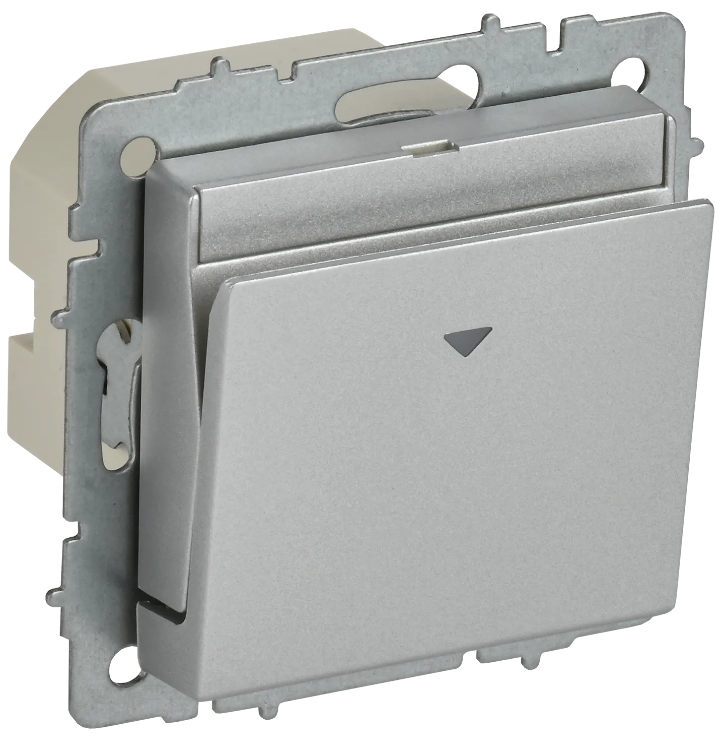 BRITE Выключатель карточный 30А ВС10-1-8-БрА алюминий IEK BR-V11-0-10-K47