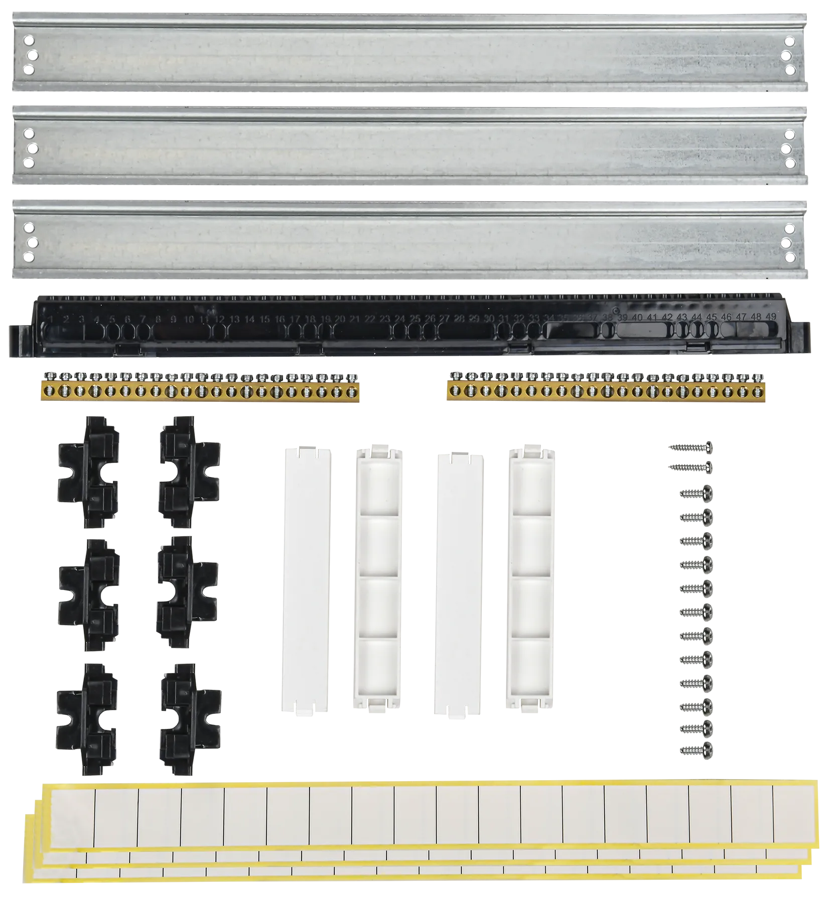 TEKFOR Корпус пластиковый БЕЛЫЙ ЩРН-П-54, IP41 белая дверь IEK - Фото 5