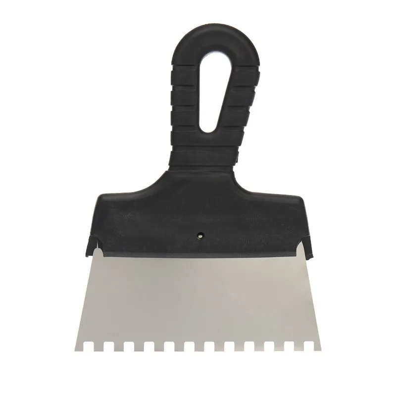 Шпатель фасадный REXANT 150 мм зуб 6х6 нержавеющая сталь, пластмассовая ручка 89-0221