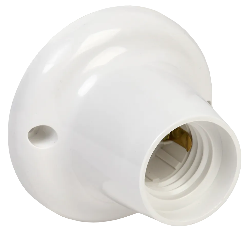 Патрон потолочный Ппл27-04-К21 Е27 пластик белый IEK EPP12-04-01-K01