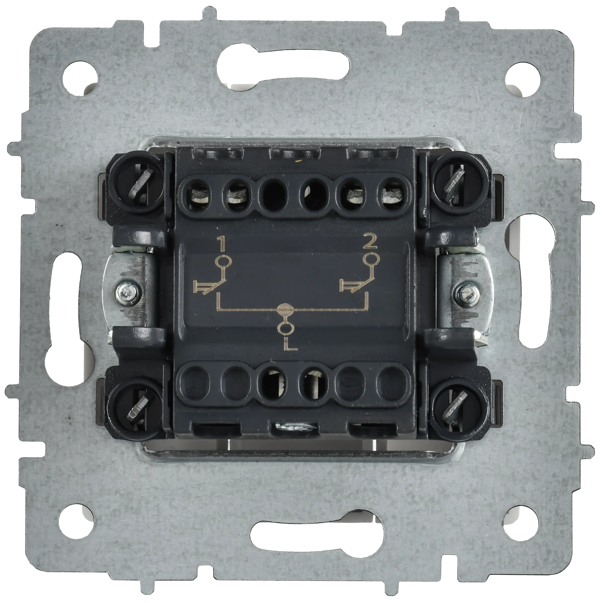 BRITE Выключатель жалюзи 10А ВС10-1-5-БрАБ арктический белый IEK - Фото 5