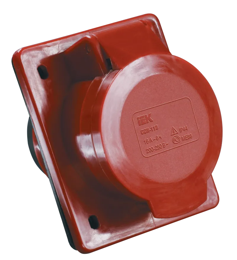 Розетка встраиваемая ССИ-424 3Р+Е 32А 380-415В IP44 IEK