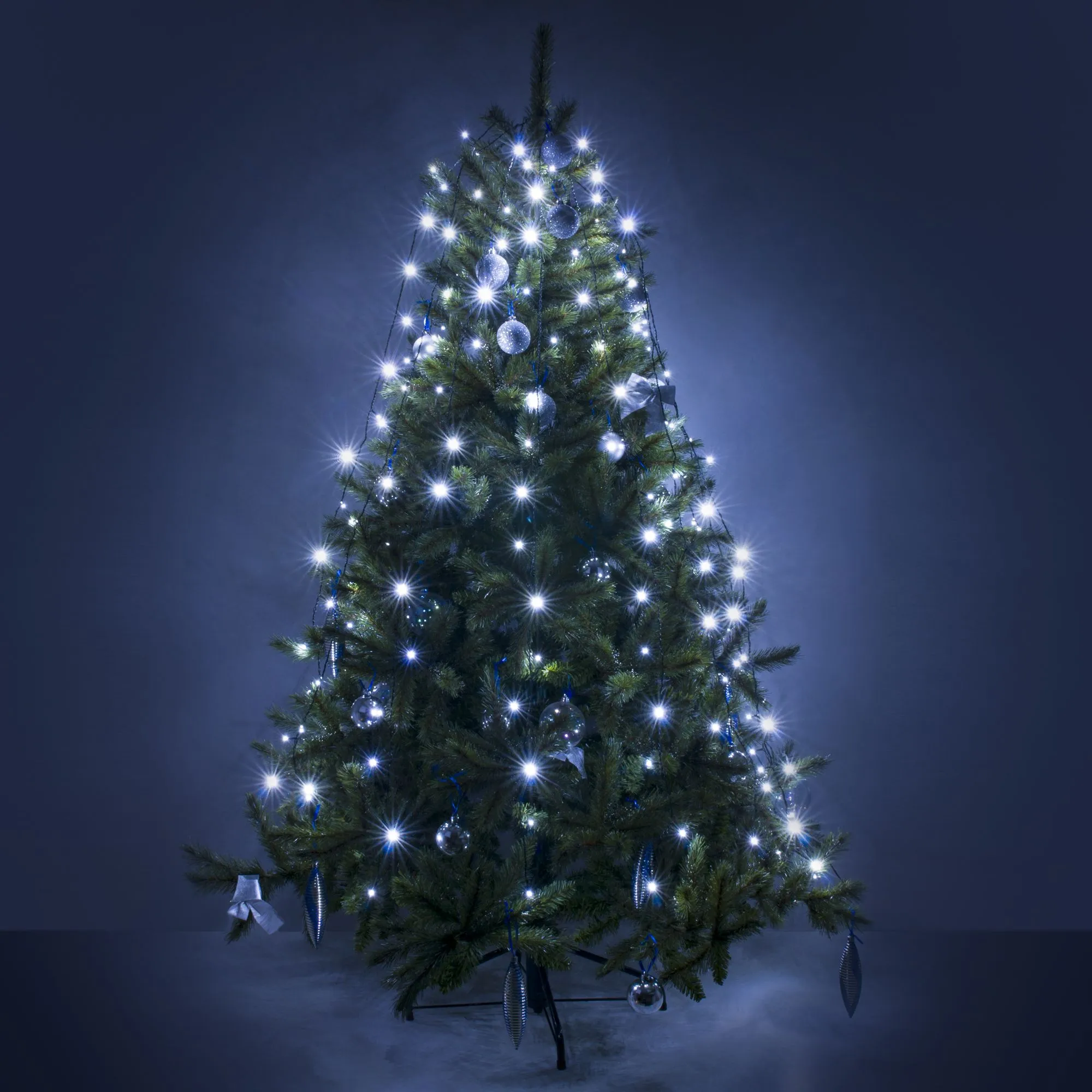 Гирлянда занавес на ель белый 0,45*1,5м IP20 200-003 Elektrostandard Eurosvet