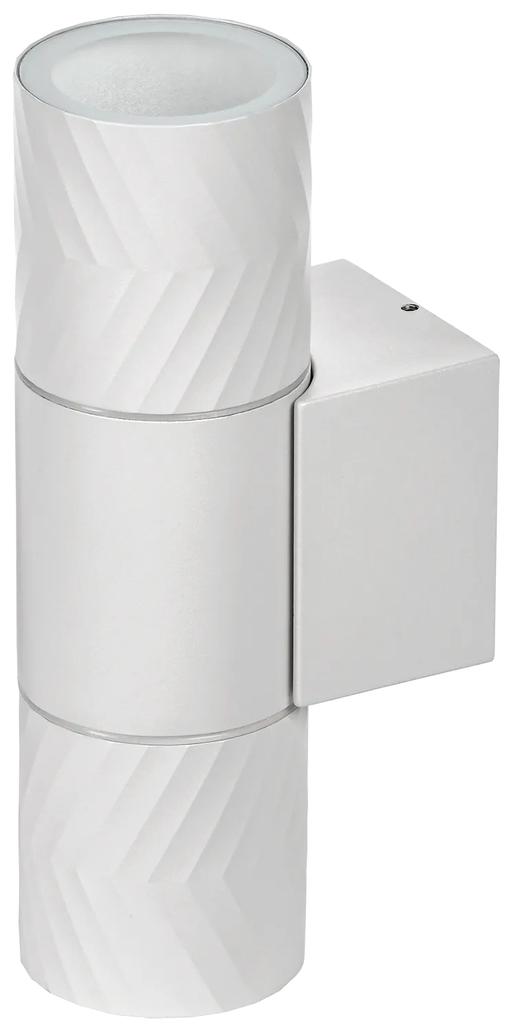 LIGHTING Светильник уличный 5108 настенный под лампу 2хGU10 IP65 белый IEK