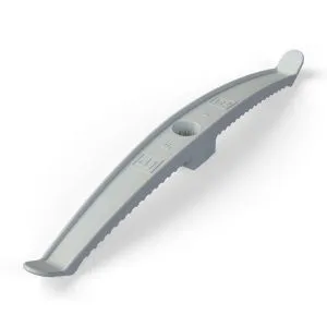 Держатель кабеля двусторонний для прямого монтажа серый (20шт/уп) Промрукав PR13.0382