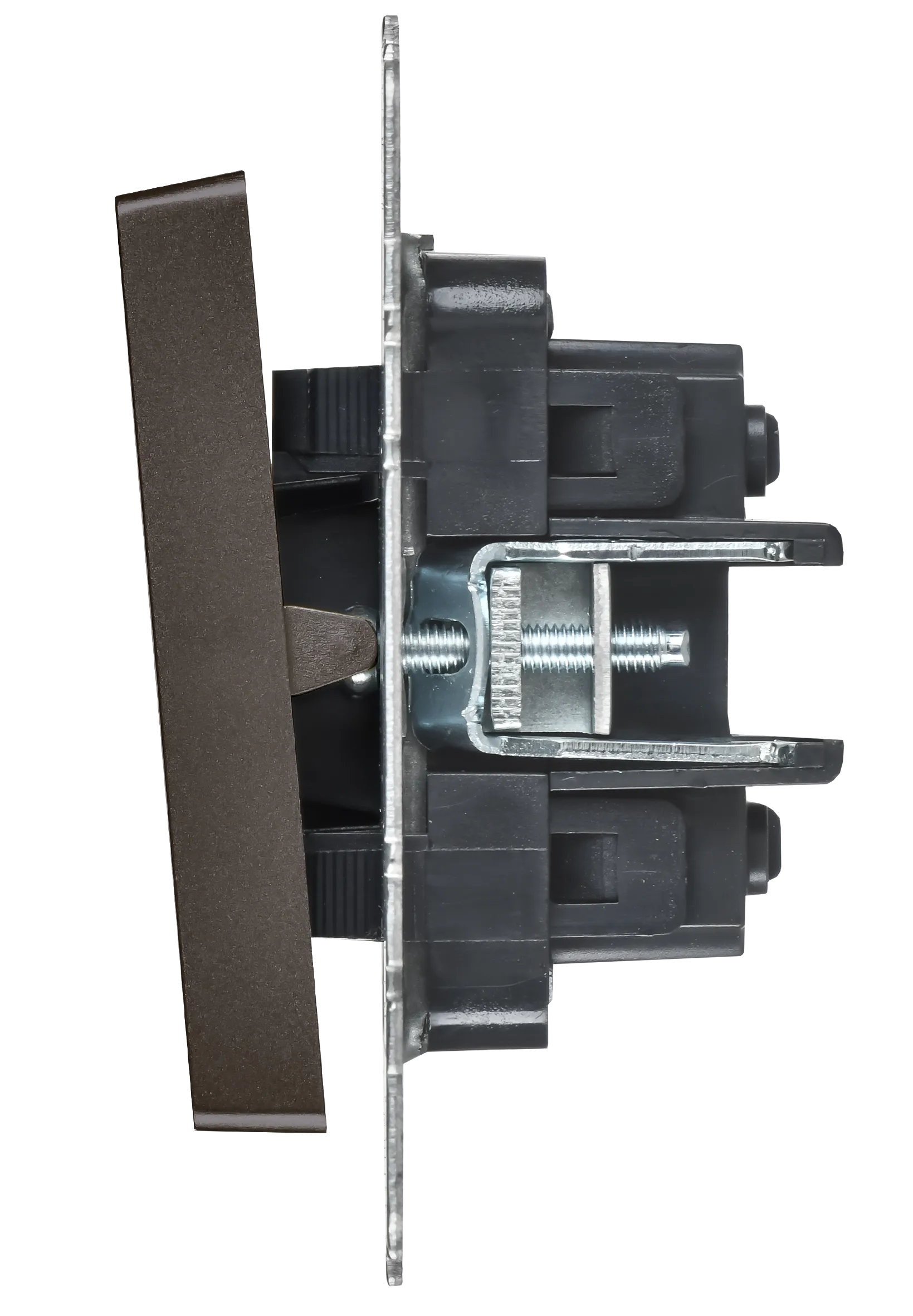 BRITE Выключатель 2-клавишный перекрестный 10А ВС10-2-3-БрТБ темная бронза IEK - Фото 3