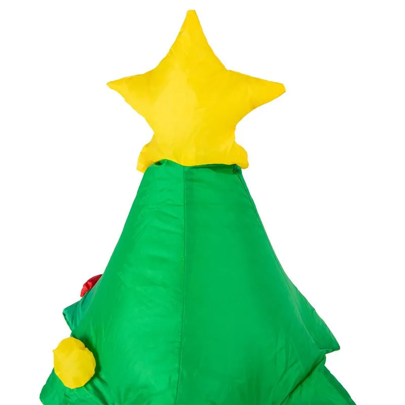 3D фигура надувная Ель праздничная, размер 120 см, внутренняя подсветка 3 LED, компрессор с адаптеро - Фото 4