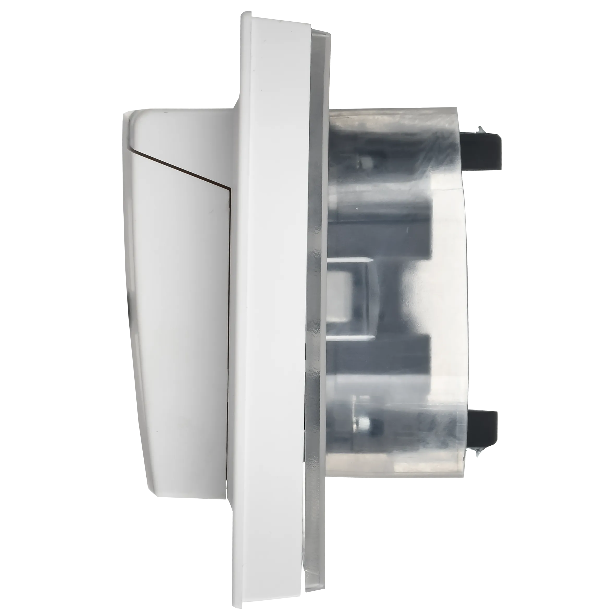 BRITE Розетка 2-местная с заземлением с защитными шторками и крышкой 16А в сборе IP44 РСбш12-3-44-БрАБ арктический белый IEK - Фото 5