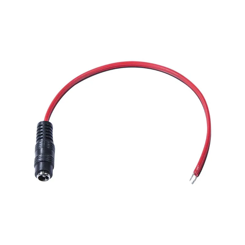 Разъем питания DC гнездо 2,1х5,5 с проводом 20 см REXANT 14-0310