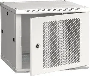 ITK Шкаф LINEA W 6U 600х600мм дверь перфорированная серый LWR3-06U66-PF