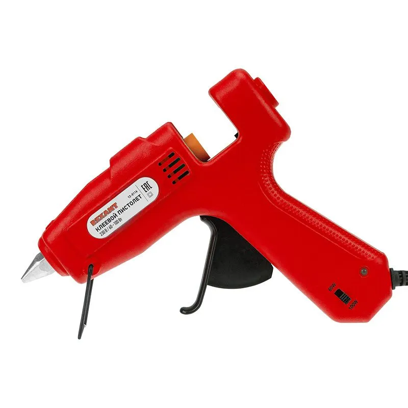 Пистолет клеевой, 60Вт/100Вт два режима, Ø11мм, блистер REXANT - Фото 4