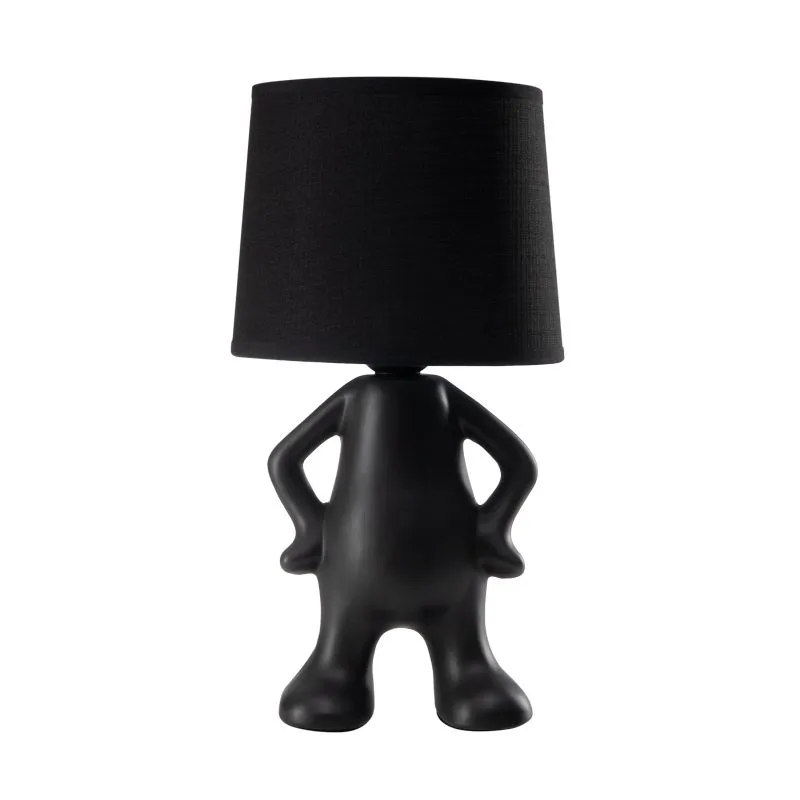 Светильник декоративный Человечек, черный с черным абажуром, Е27 REXANT - Фото 4