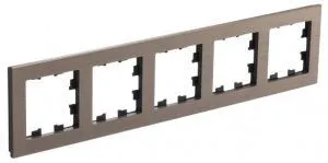 Рамка 5-м AtlasDesign Nature металл ЛАТУНЬ SE ATN312205
