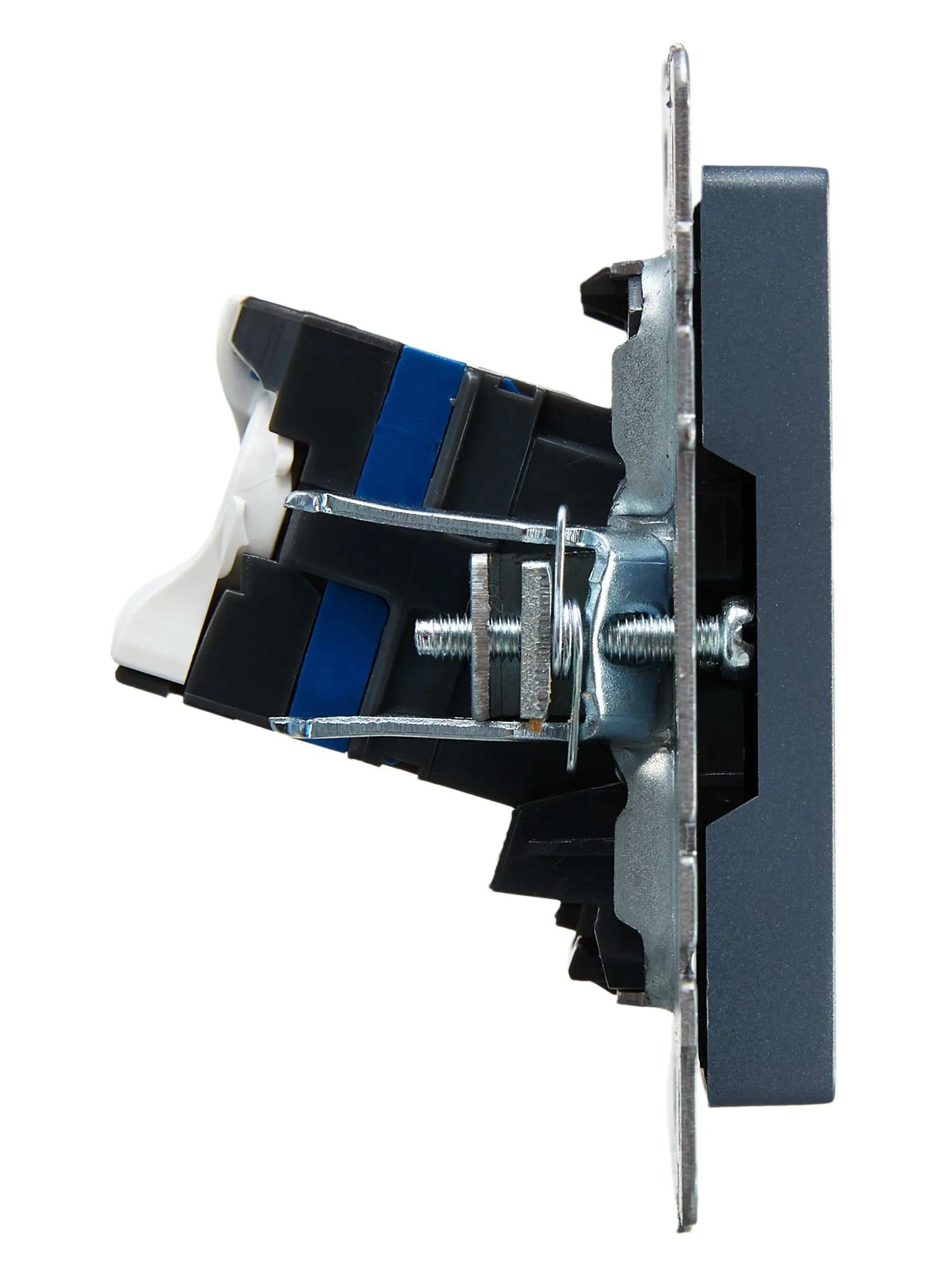 BRITE Розетка компьютерная RJ45 кат.6 РК11-БрМ маренго IEK - Фото 3