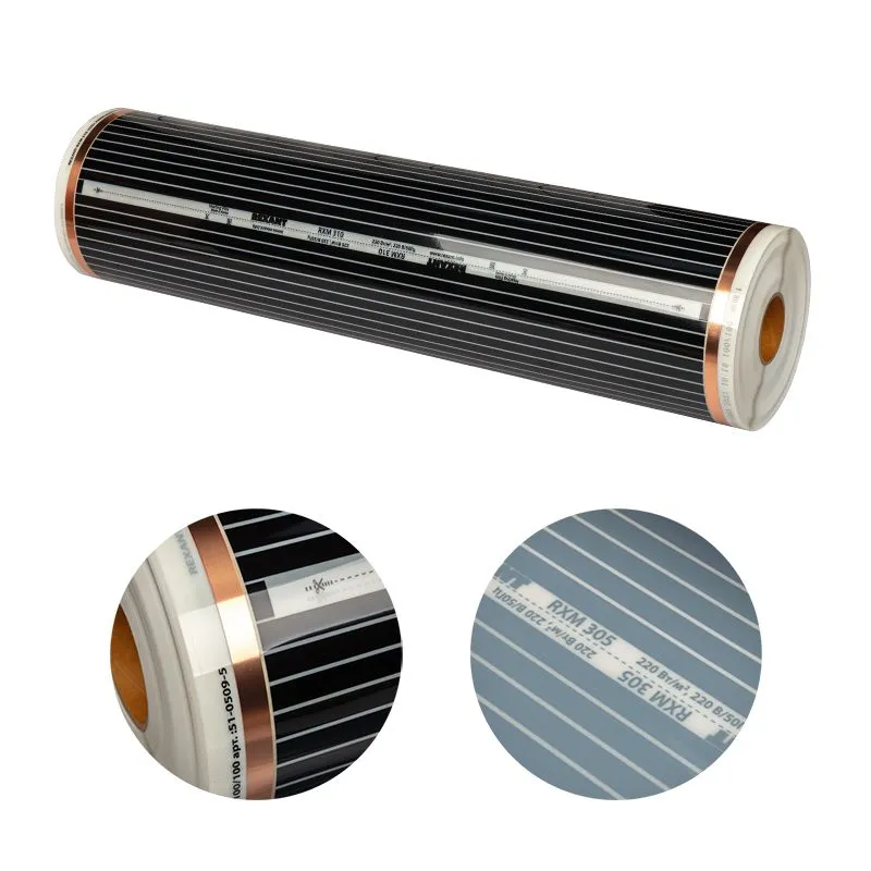 Пленочный теплый пол RXM 310 220Вт/м², ширина 100см, толщина 0,338мм REXANT - Фото 2