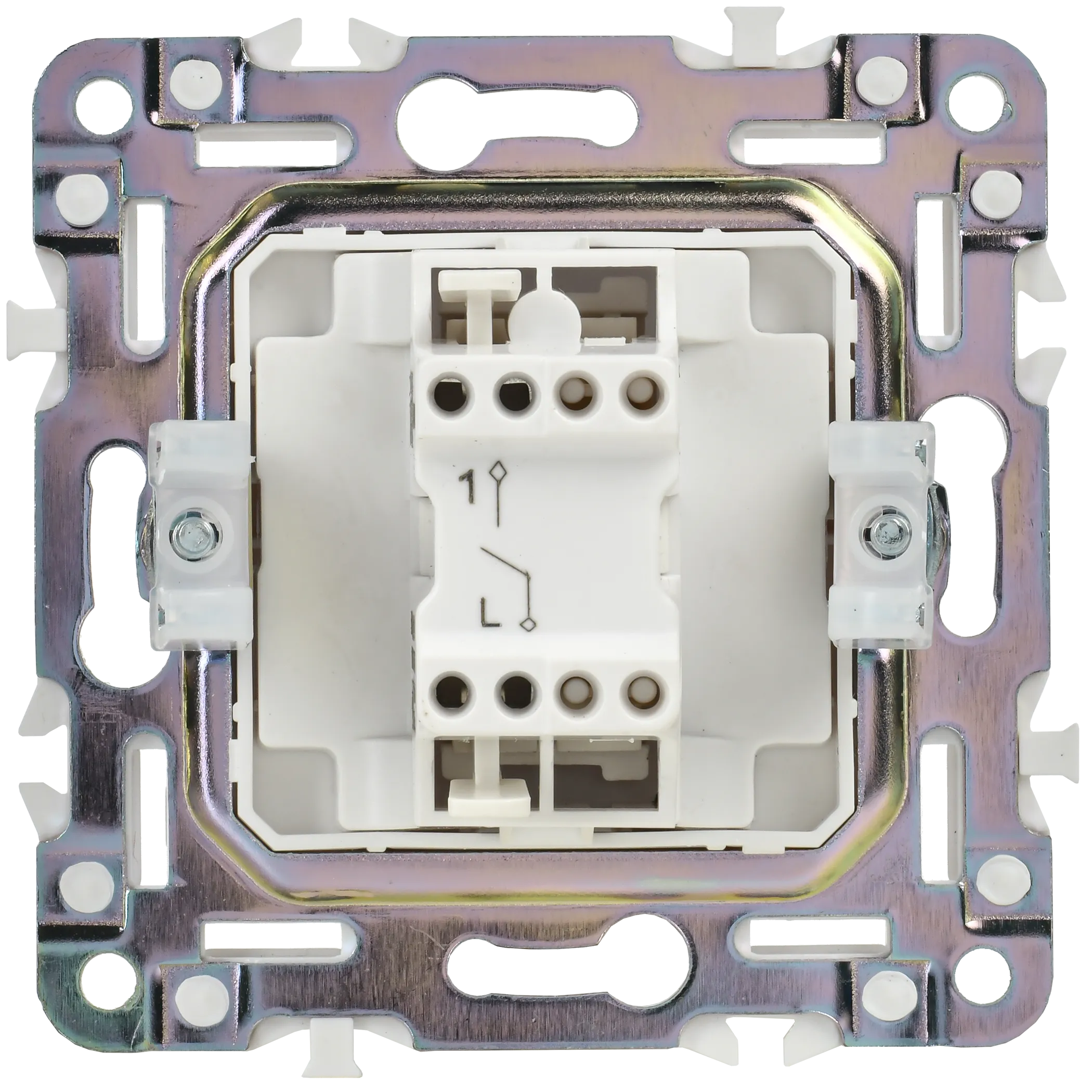 SKANDY Выключатель 1-клавишный 10А SK-V01Bl черный IEK - Фото 3