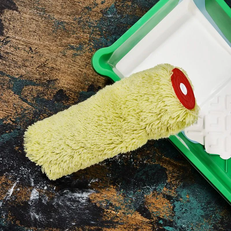 Ролик (сменный) полиакрил зеленый, ворс 18 мм, ширина ролика 180 мм, Ø 42 мм, бюгель 6 мм REXANT - Фото 2