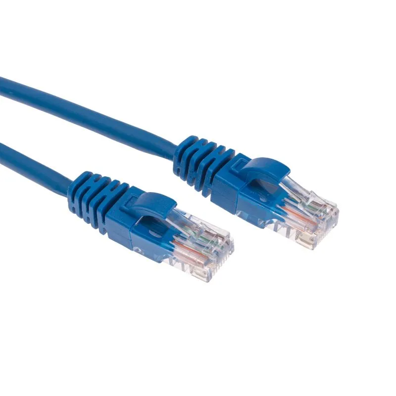 Патч-корд U/UTP, CAT 5e, RJ45-RJ45, 26AWG, LSZH, синий, 5м REXANT - Фото 3