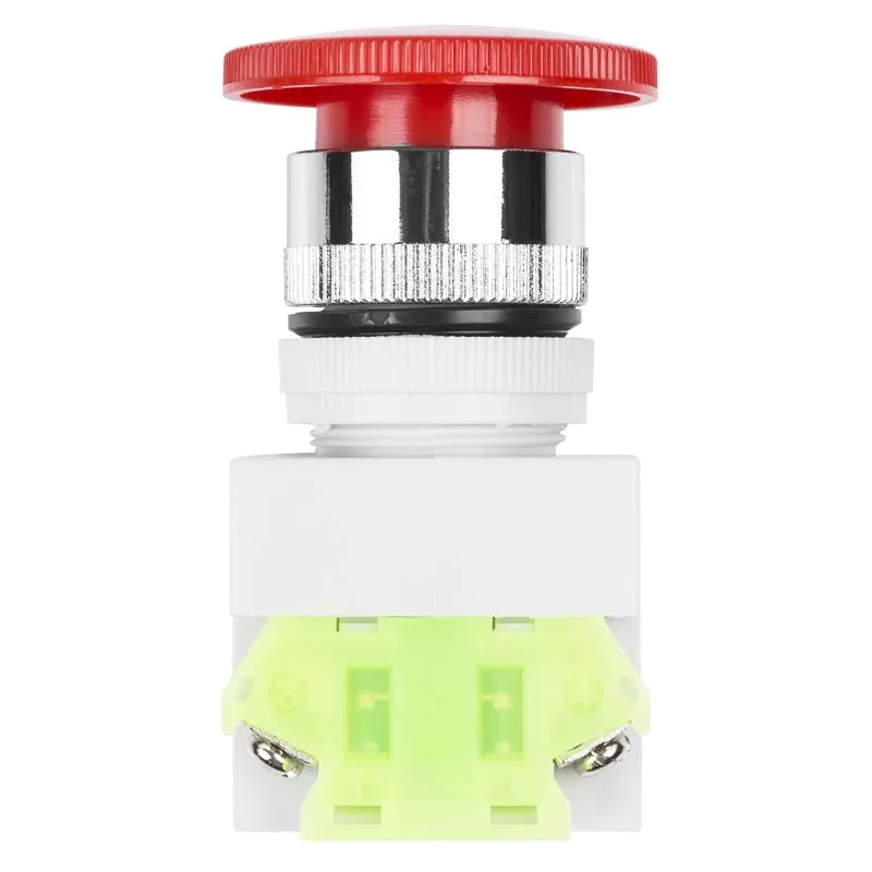 Выключатель-кнопка 10А Ø22 красная Аварийная остановка (Y090-11ZS)  REXANT - Фото 4