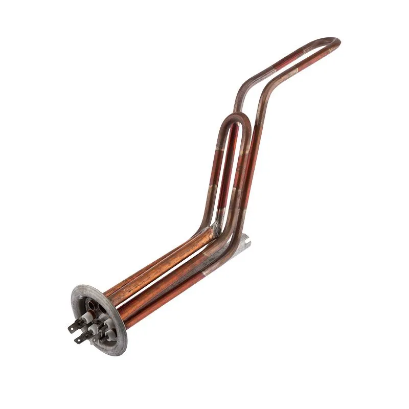 Нагревательный элемент для бойлера ТЭН RF64 2,0 кВт (700+1300 Вт), фланец 64 мм, место под анод М4 ,клеммы под разъем, L350мм, горизонтальный, 220V +  - Фото 4