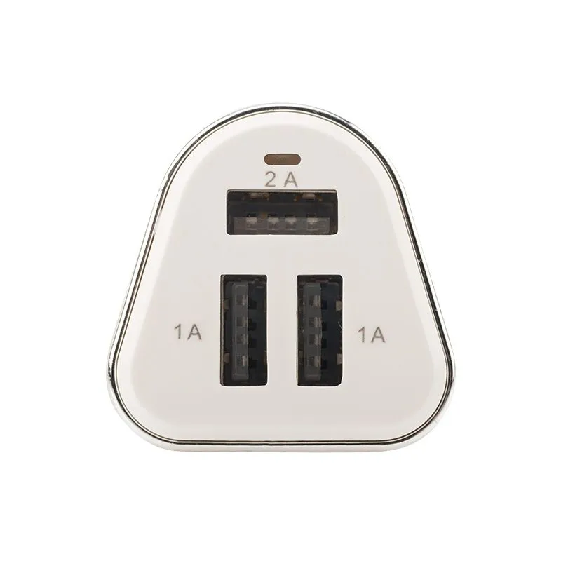 Автозарядка в прикуриватель 3хUSB (АЗУ) (2х1000 mA, 2100 mA) белая REXANT - Фото 5