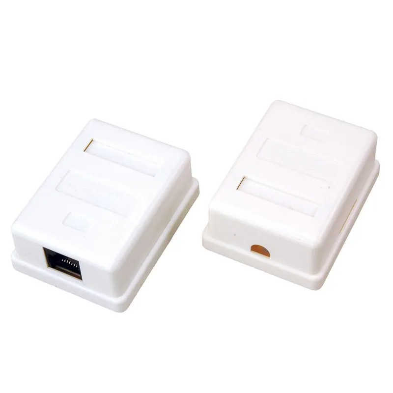 Розетка сетевая LAN, на стену, 1 гнездо 8Р8С (RJ-45), CAT 5e REXANT - Фото 4