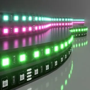 Лента светодиодная 24V 14,4W 60Led 5050 IP20 RGB, Black, 5м Elektrostandard a053681