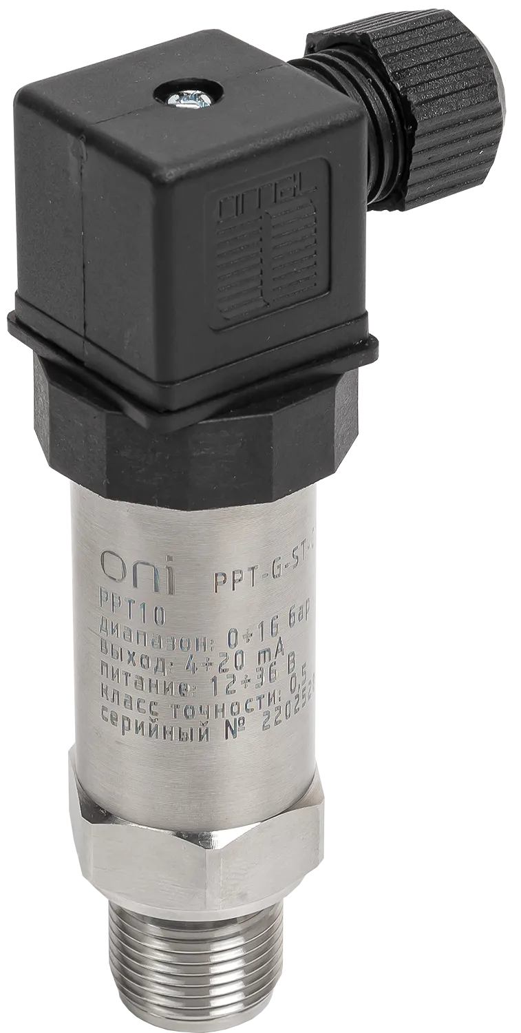 Преобразователь избыточного давления PPT10 0,5% 0-16Бар 4-20мА M20 DIN43650 ONI PPT-G-ST-016-4-20-3-2