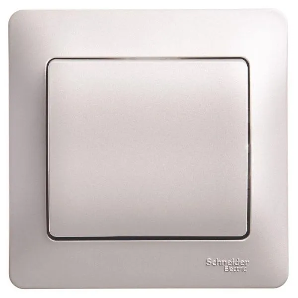Выключатель 1-кл. СП Glossa 10А IP20 (сх. 1) 10AX в сборе платина SE GSL001212