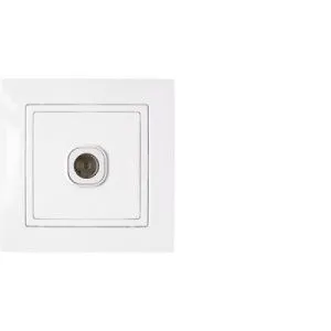 Розетка телевизионная скрытой установки (полимерный суппорт) ТР-046 1196BY