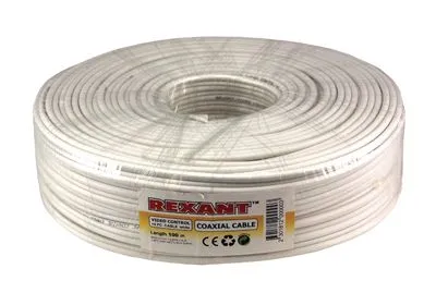 Кабель ККСВ-В+4х0,5 мм, 100 м, белый, REXANT - Фото 2