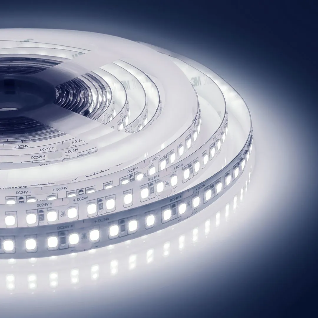 Лента светодиодная ПРО smd2835 168д/м 24В 6500К IP20 5м Apeyron