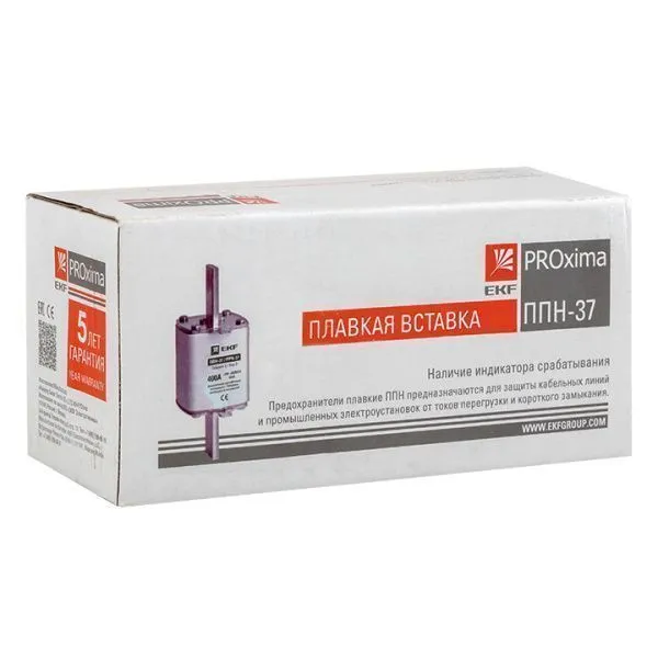 Плавкая вставка ППН-39 630/250А габарит 3 EKF - Фото 4