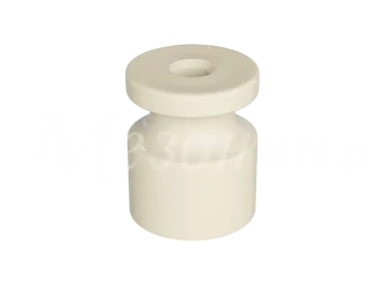Изолятор пластиковый для наружного монтажа витой электропроводки, D20х24мм, цвет - слоновая  кость, 1