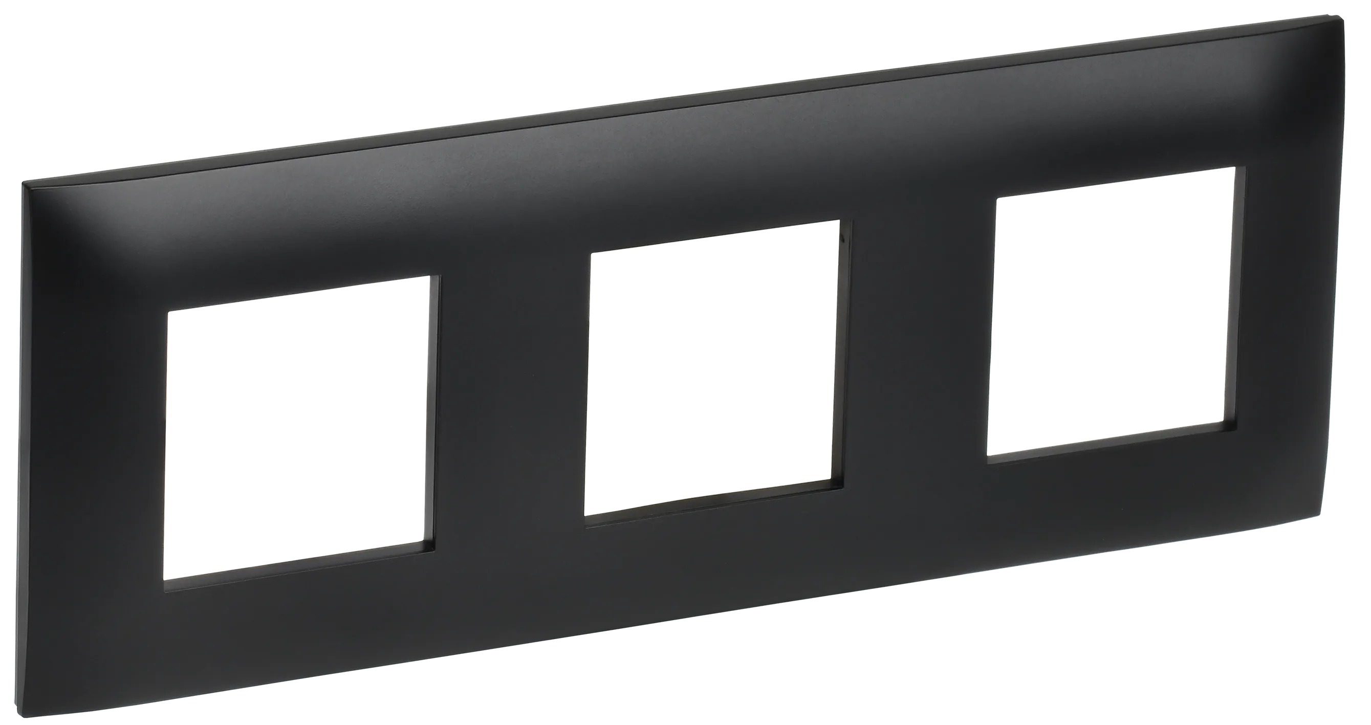 SKANDY Рамка 3-местная SK-F03Bl черный IEK SK-M32-K02