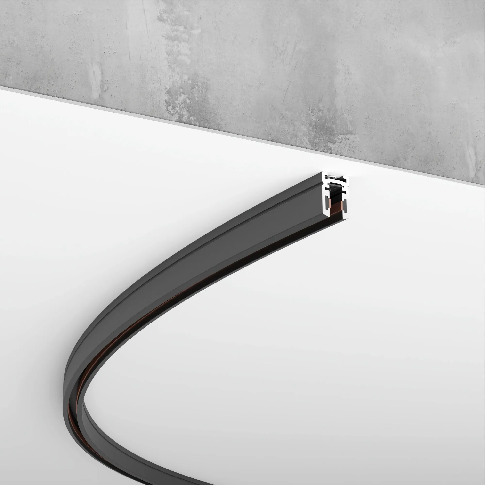 Mini Magnetic Шинопровод накладной (черный) Ø900 мм a065642