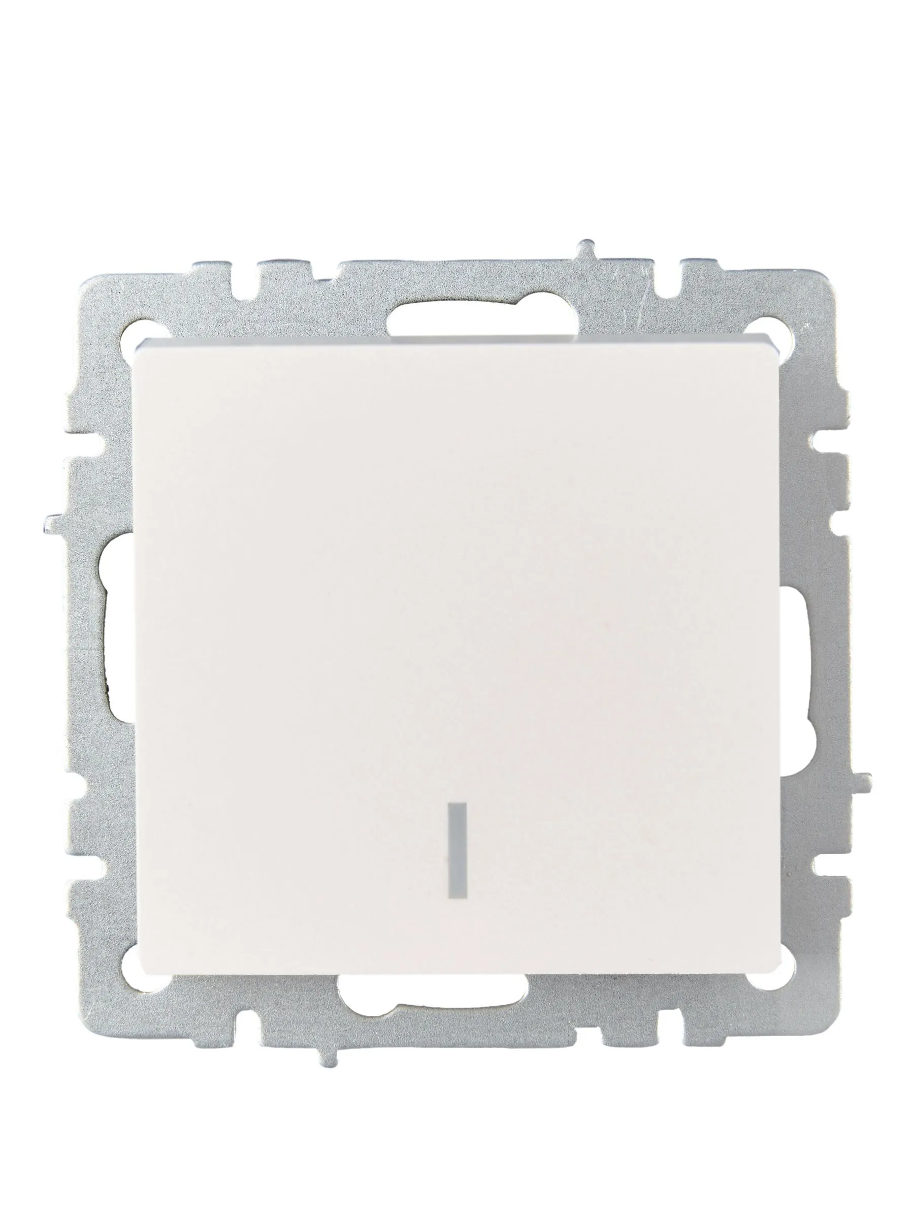 BRITE Выключатель 1-клавишный проходной с индикацией 10А ВС10-1-7-БрЖ жемчуг IEK - Фото 5