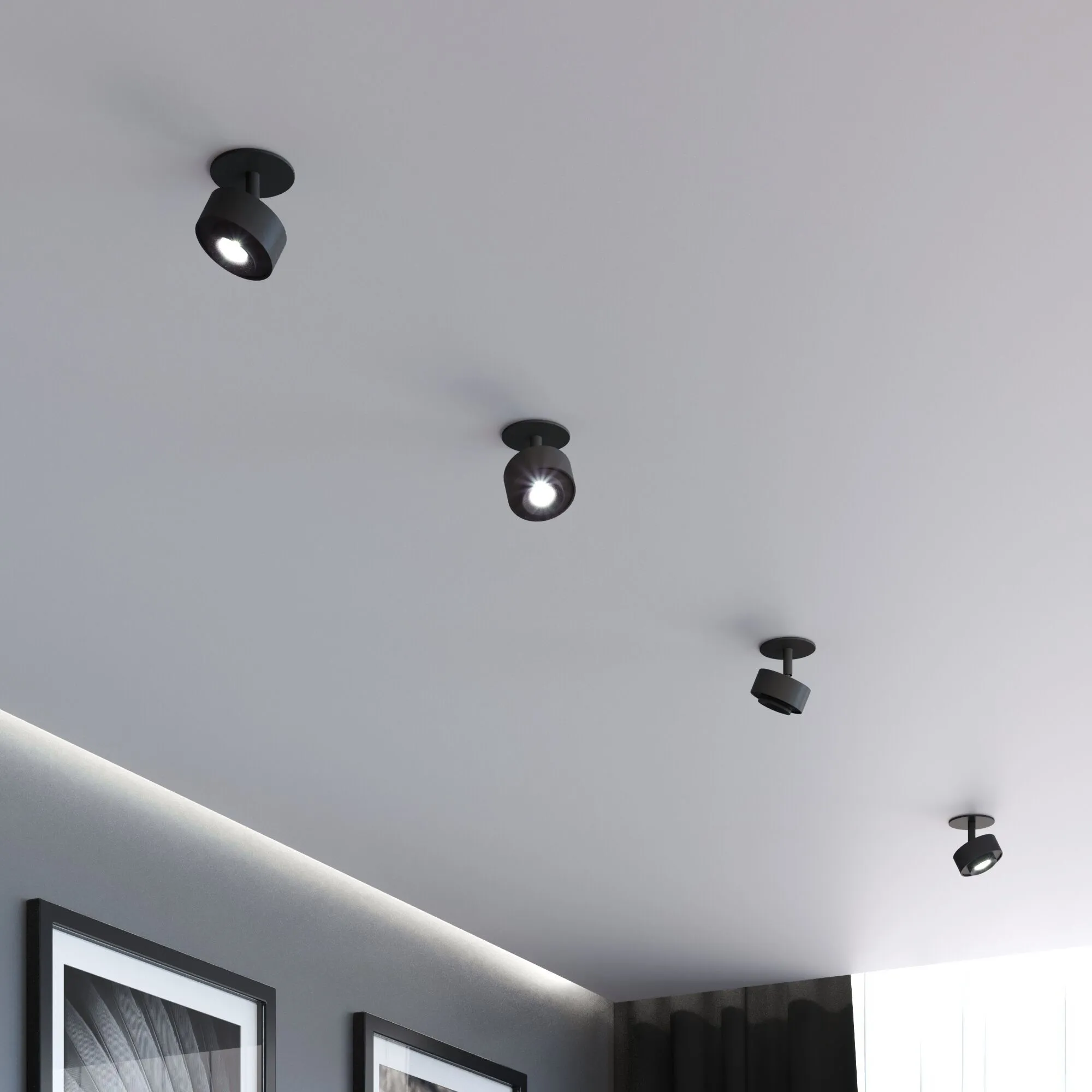 Потолочный светодиодный светильник 25089/LED 6W 4000K чёрный 25089/LED Elektrostandard - Фото 3