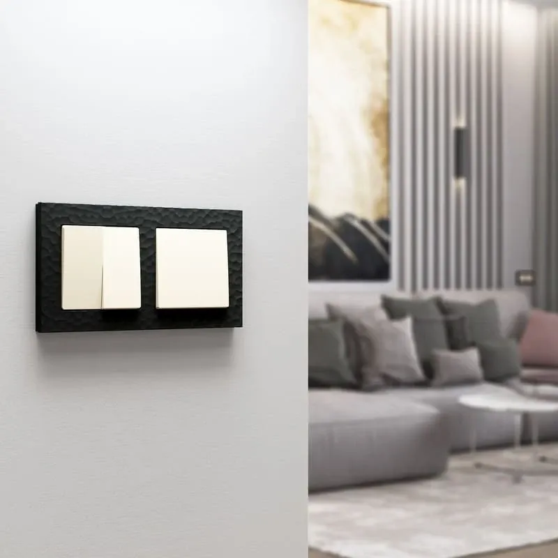 Рамка на 2 поста Hammer (черный) Werkel - Фото 6