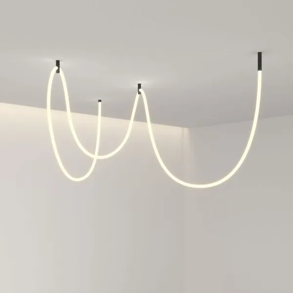 Гибкий неон 336Led 12W IP20 3000K Full light круглый теплый белый, 8 м (24V 12W 336Led 2835 IP20) 24