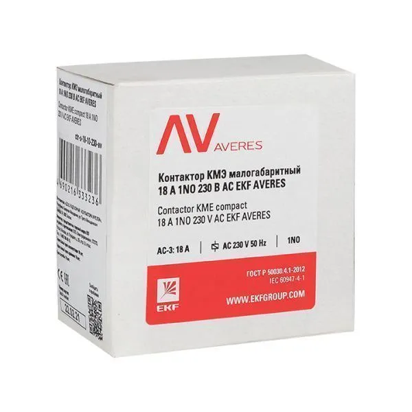 КМЭ 18А 1NC 400В АС EKF AVERES - Фото 3