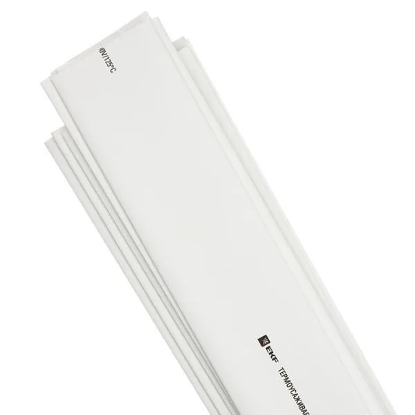 ТУТ нг 25/12,5 белая в отрезках по 1м EKF