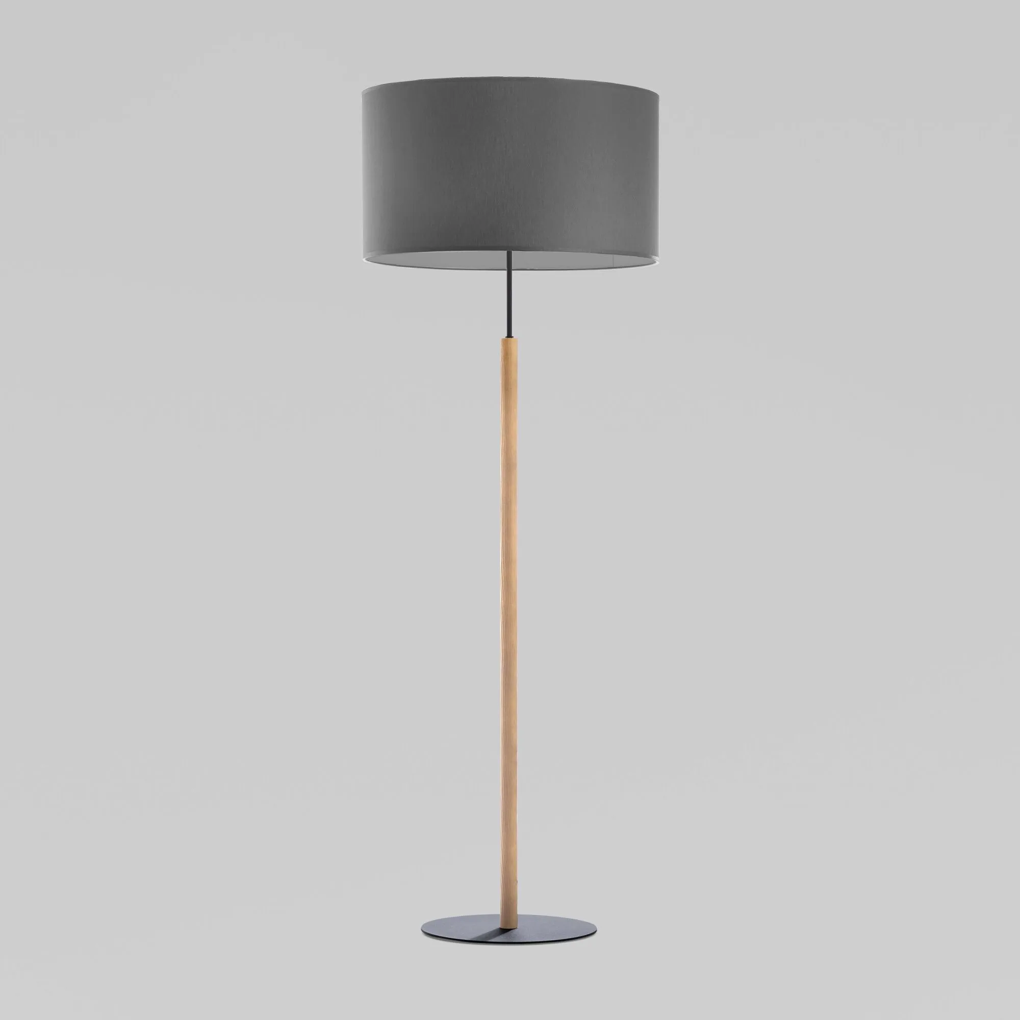 Торшер с абажуром 5218 Deva Graphite графит;светлое дерево Eurosvet