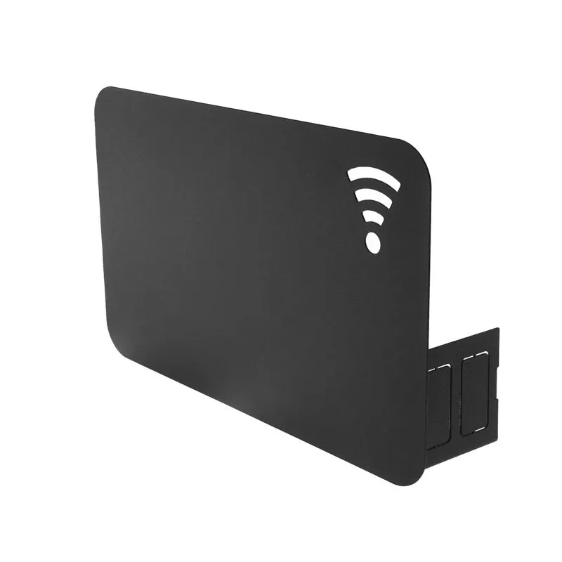 Держатель для хранения роутера, с регулировкой размеров, настенный, черный REXANT - Фото 2