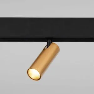 Slim Magnetic Трековый светильник 7W 4200K Cubo (латунь) 85035/01 Elektrostandard a062794