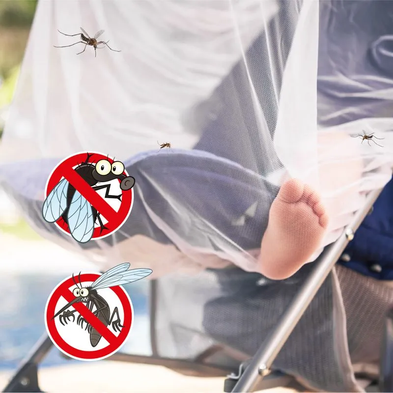 Детская антимоскитная сетка для коляски 70х130см REXANT - Фото 2