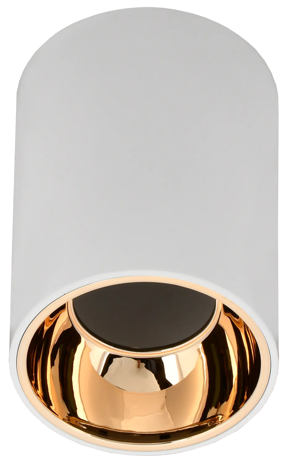 LIGHTING Светильник 4111 накладной потолочный под лампу GU10 белый/золото пластик IEK LT-UPB0-4111-GU10-1-K22