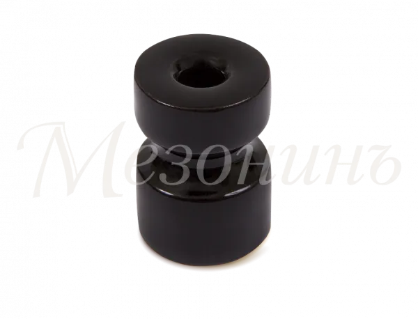 Изолятор CILINDRO, цвет - черный, ТМ "МезонинЪ", 20 (шт/уп) GE90025-05